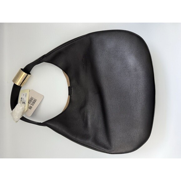 Jimmy Choo Stevie Black Nappa Hobo Bag Suede Leather With Dustbag And Tags - Picture 9 of 10